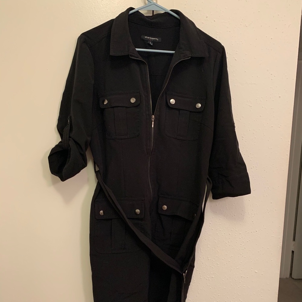 Black Button dress